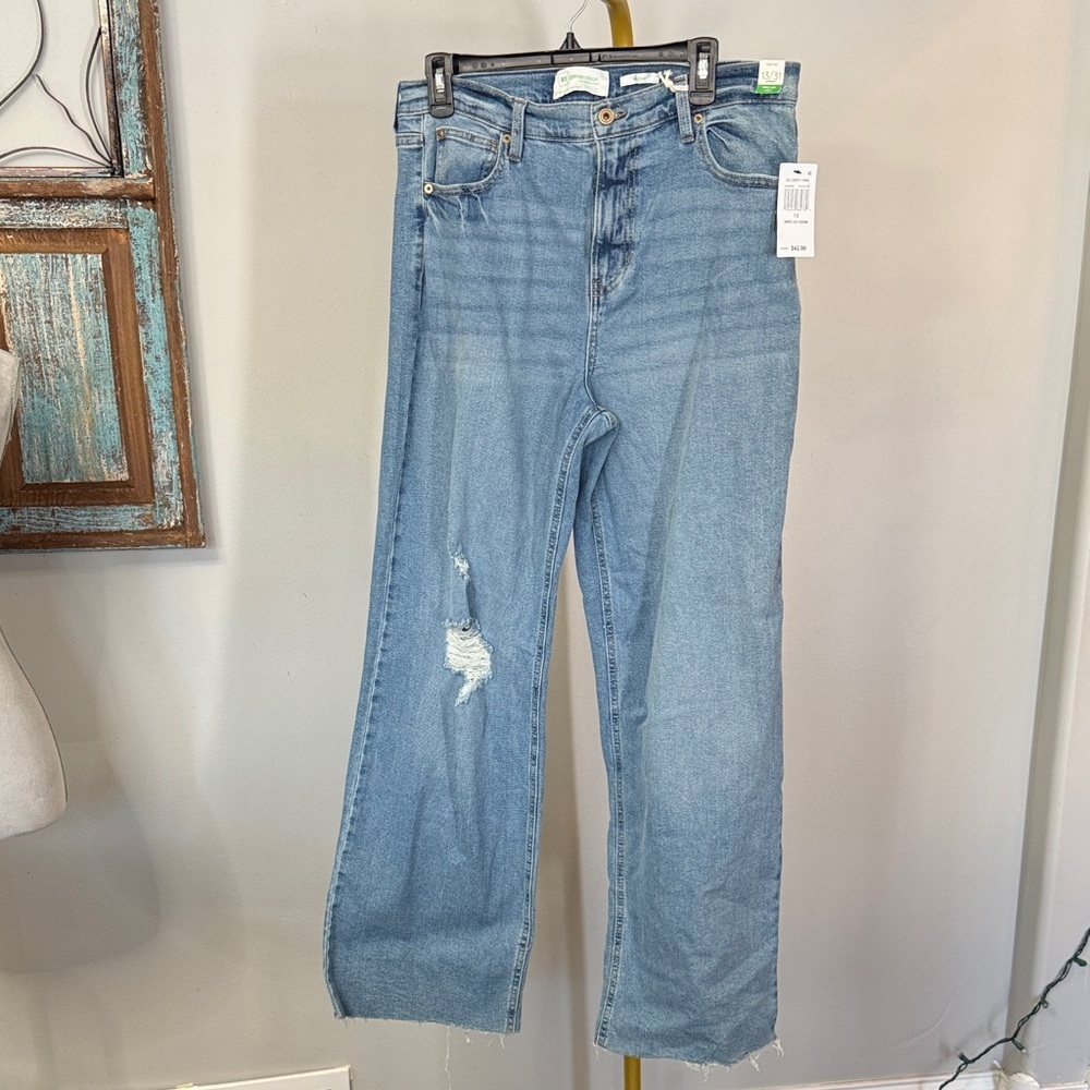 Celebrity Pink Willow Light Blue wide Leg Jeans NWT 13